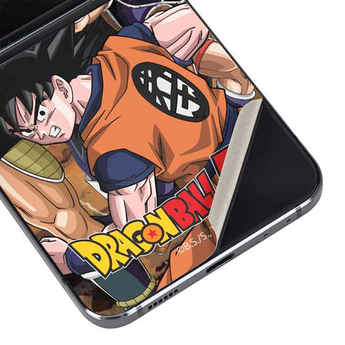 Dragon Ball Z Goku Versus Saiyans Galaxy Z Flip5 5G Skin